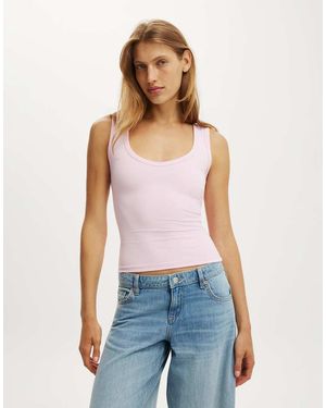 Cotton On Hold Me V Neck Tank - Blue