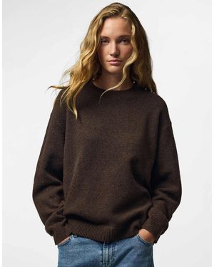 Pieces Strickpullover - Schwarz