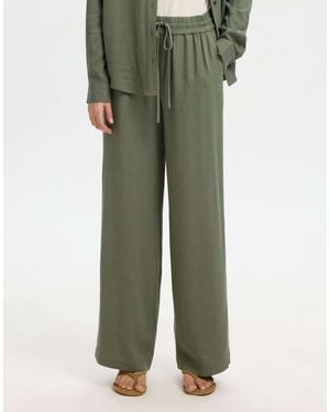 SELECTED Pantalon - lichen foncé - Vert