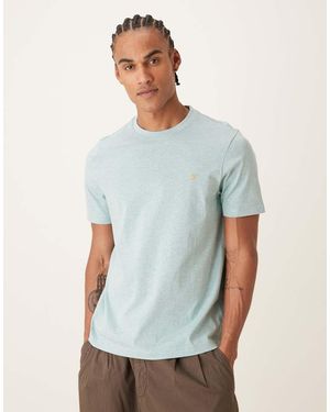 Farah Danny Short Sleeve Regular Fit Logo T-shirt - Blue