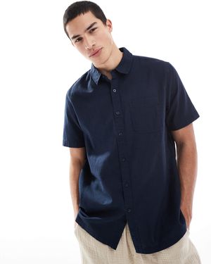 Brave Soul – kurzärmliges hemd - Blau