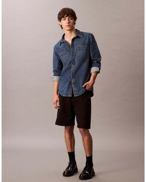 Calvin Klein 90's Denim Classic Shorts - Blue