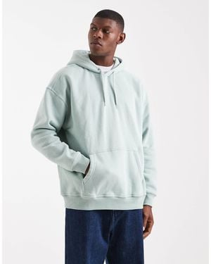 Hollister Logo Detail Oversized Hoodie - Blue