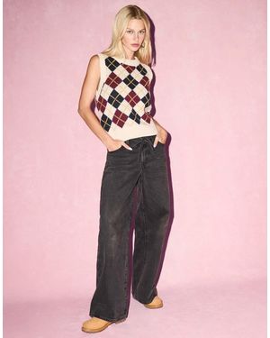 Levi's Jeans Ampi Dritti Slavato - Rosa