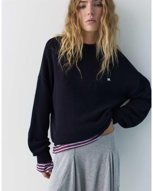 Pull&Bear – pullover - Blau