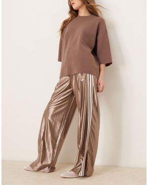 adidas Originals Adicolor Firebird Oversized Track Pants - Natural