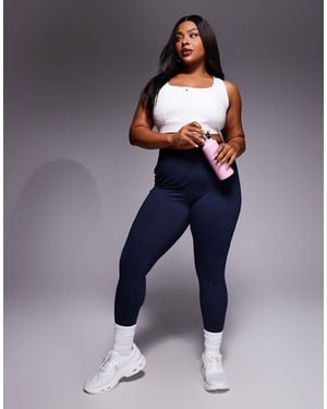 4505 Curve Icon High Waist Yoga legging - Blue