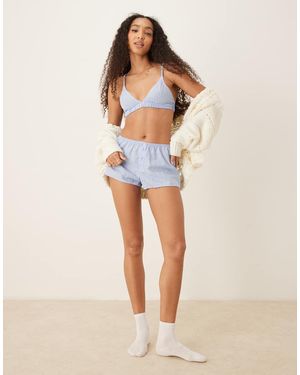 ASOS Sidney Woven Boxer - Natural