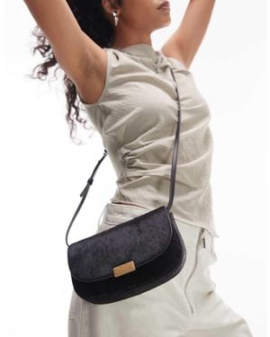 Tommy Hilfiger Borsa A Tracolla Nera - Grigio