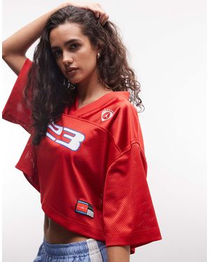 Nike Cropped-jersey-top - Rot