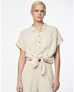 Pieces Camicia Color Avena - Neutro