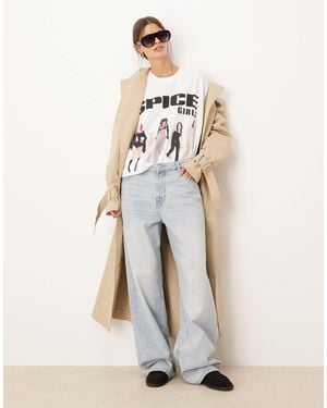 ASOS Oversized T-shirt With Spice Girls Print - White
