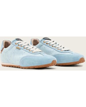 AllSaints Liam - baskets basses en denim - clair - Bleu