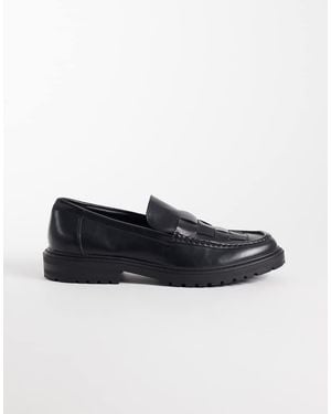 SEQWL Geweven Loafers - Zwart