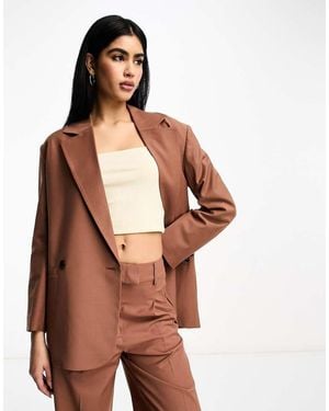 AllSaints Corin Miro Co-ord Suit Blazer - Brown
