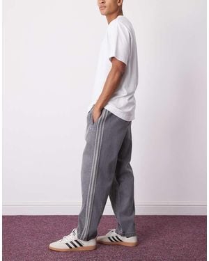 adidas Originals Adicolor Loose Fit Denim Track Trousers - Purple