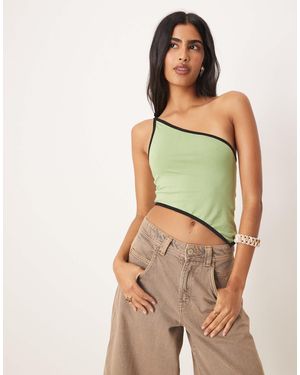 Motel Lenti Asymmetric Top - Green