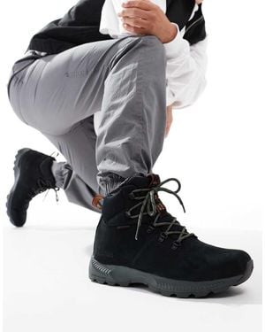 Columbia Waterproof Nubuck Leather Hiking Boots - Black