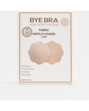 Bye Bra Fabric Reusable Nipple Covers - White