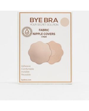 Bye Bra Fabric Reusable Nipple Covers - White