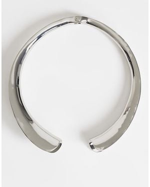 TOPSHOP Mason Statement Choker Necklace - Metallic