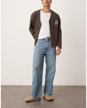 Abercrombie & Fitch Jean baggy style charpentier - clair délavé - Neutre