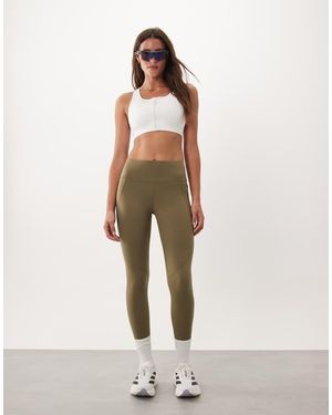 Sweaty Betty Leggings De Entrenamiento Power 7/8 En Marrón-Verde - Neutro