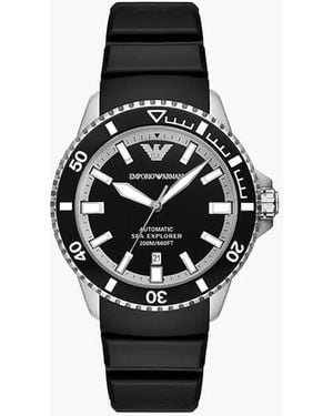Emporio Armani Sea Explorer Automatic, Stainless Steel Watch, Ar60078 - Black