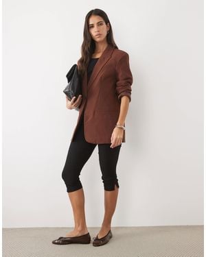 ASOS Tailored Relaxed Blazer - Natural