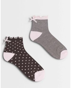 Boux Avenue 2 Pack Socks - Multicolor
