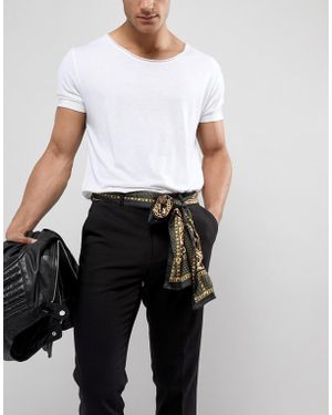 ASOS Vintage Inspired Scarf Belt - Black