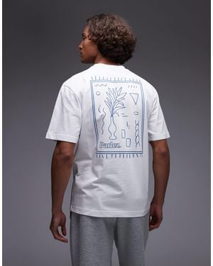 Parlez Almitas Motif Back T-shirt - White