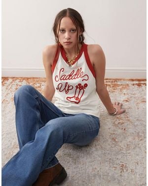 Wrangler – ringer-trägertop - Blau