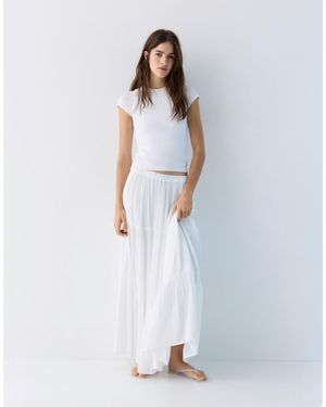 Pull&Bear – midirock - Weiß