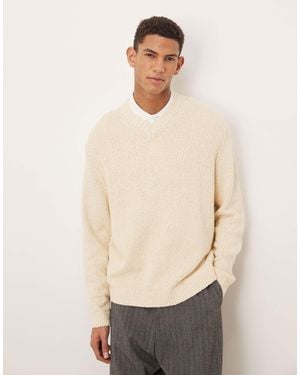 SELECTED Knitted Sweater - Natural