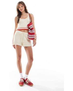 Billabong Pantalones Cortos Playeros Summery Nights De (Parte De Un Conjunto)-Blanco - Rojo