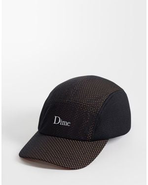 Dime Classic Logo Mesh Panel Detail Cap - Black