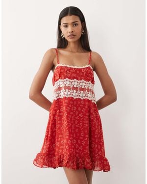 Dippin' Daisy's Dippin Daisys C'est La Vie Mini Beach Dress - Red
