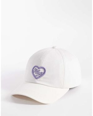 HUGO Astryd Heart Logo Cap - White