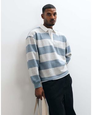 ASOS Rugby Oversize Mélange - Blu