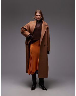 ASOS Wool-blend Oversized Cocoon Sleeve Maxi Coat - Grey