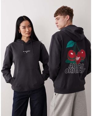 adidas Originals Trefoil Cherry Hoodie - Black