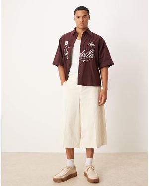 ASOS Short ample et ultra long - beige - Neutre