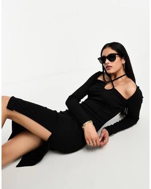 4th & Reckless Lamar Midi Dress - Black