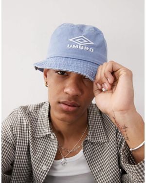 Umbro Drill Embroidered Embroidered Logo Bucket Hat - Blue