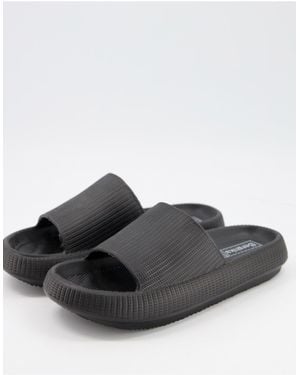 Bershka Slider - Black