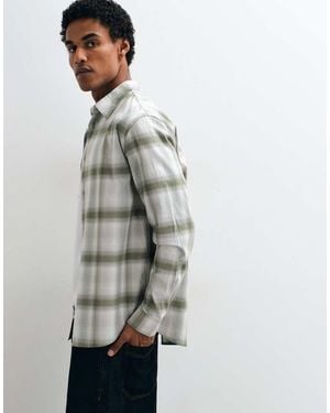 ARKET Camisa A Cuadros Caqui-Verde - Gris