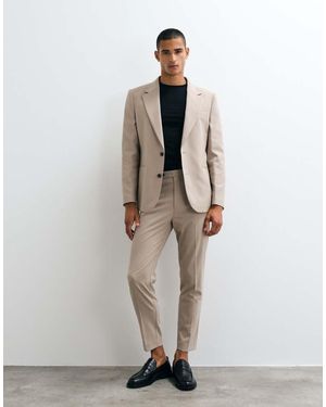 ASOS Tapered Suit Trousers - White