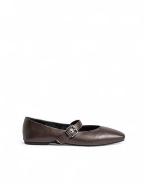 NA-KD Strap Detail Ballerinas - White