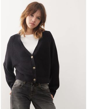 Monki Gilet en maille - Noir